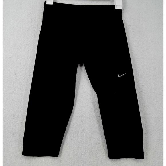 Nike Dri Fit Running Tights Leggings Capri Length Women's XS - Picture 1 of 9
